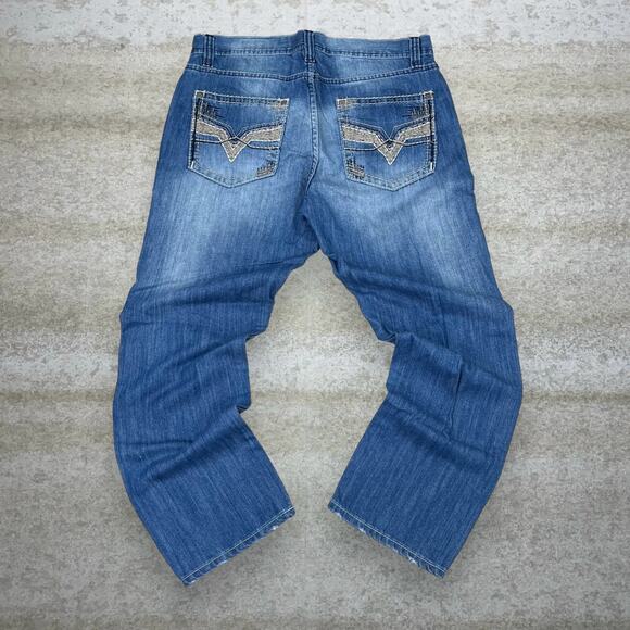 Vintage Skater Jeans Tokyo Five Medium Wash Slim Denim Rap Style Art Y2K - Picture 1 of 4